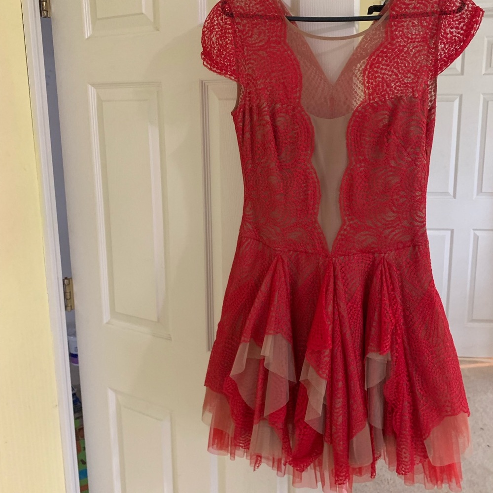 BcBG red dress
